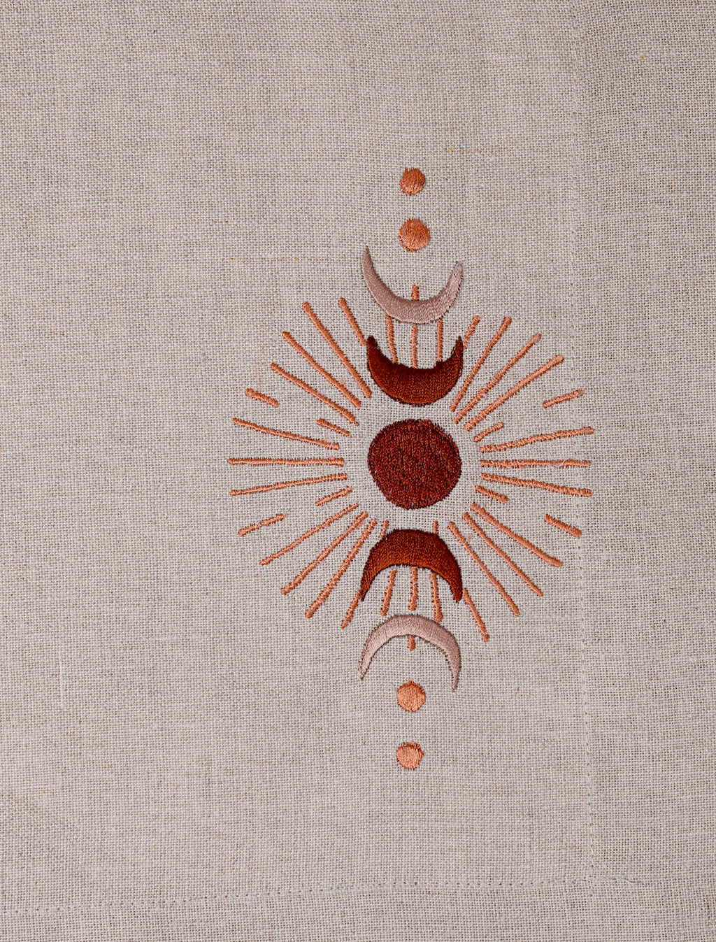 Moon Phases Placemat & Napkin - Set of 6