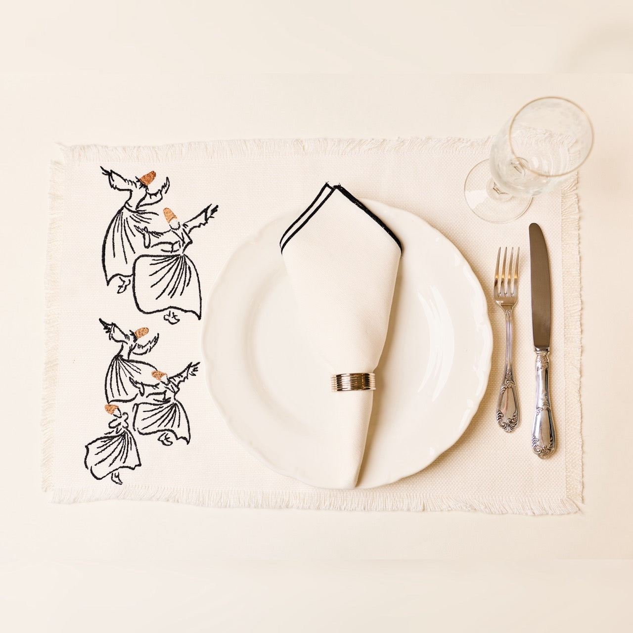 Placemat Dervish Dancers Set of 6
