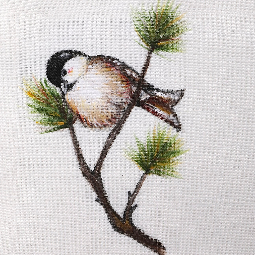 Hand Painted Bird Design Placemats Set