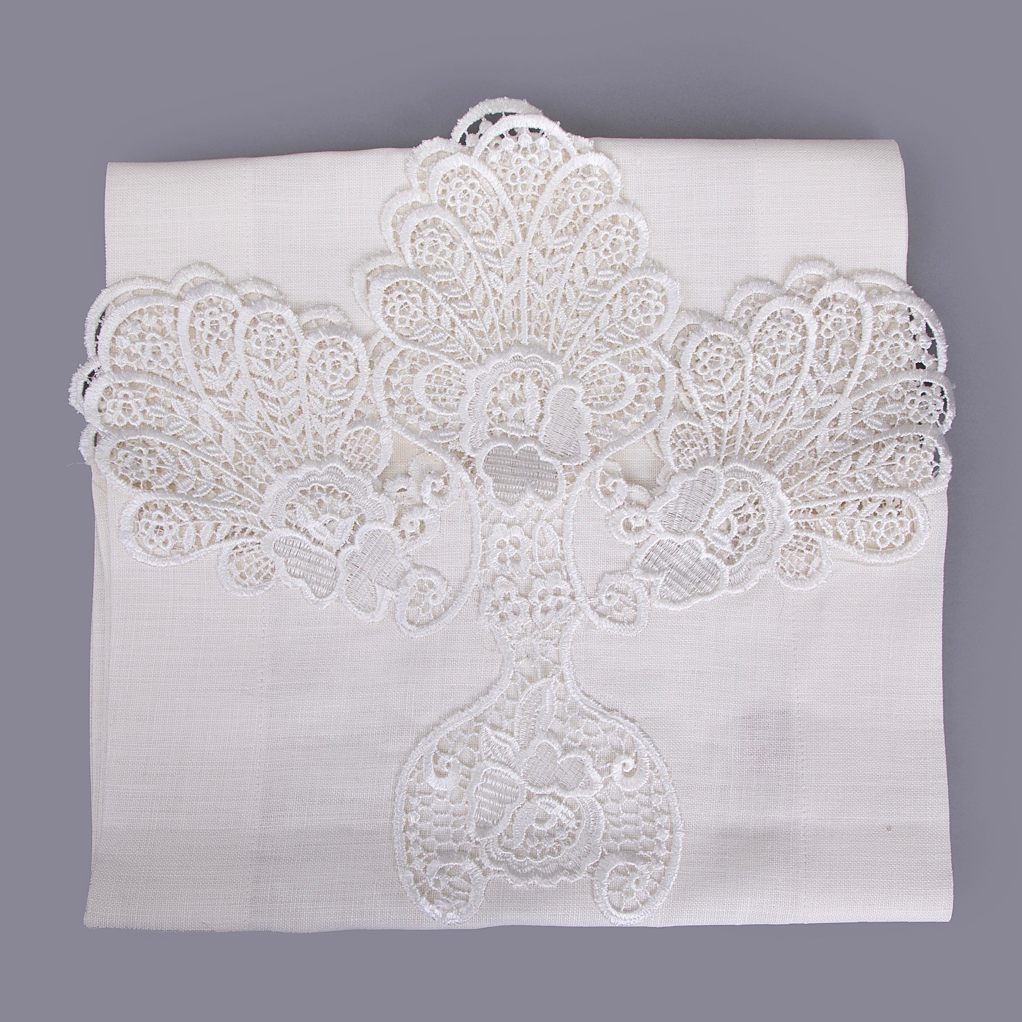 Embroidered Lace Runner