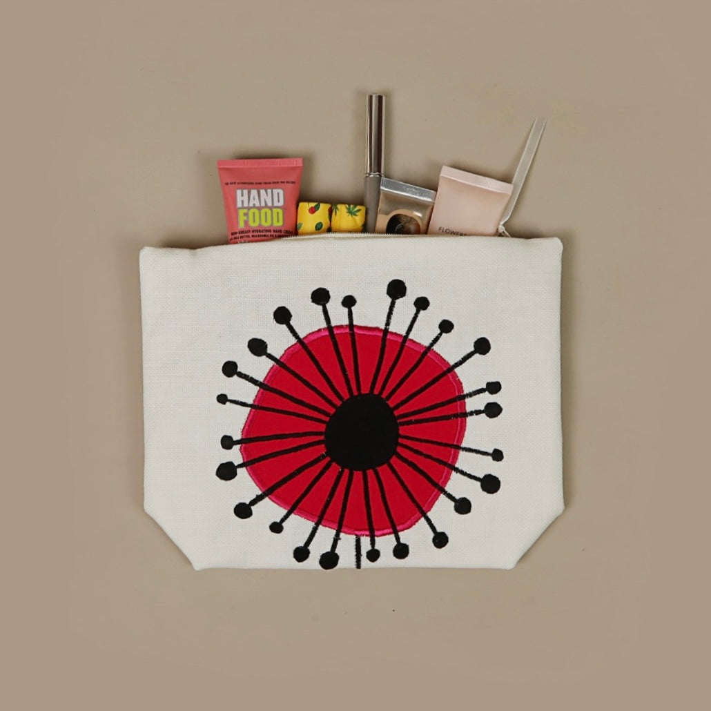 Fushia Spike flower travel set