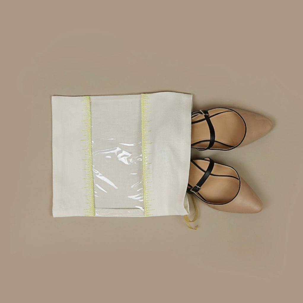 Yellow Spike flower travel set