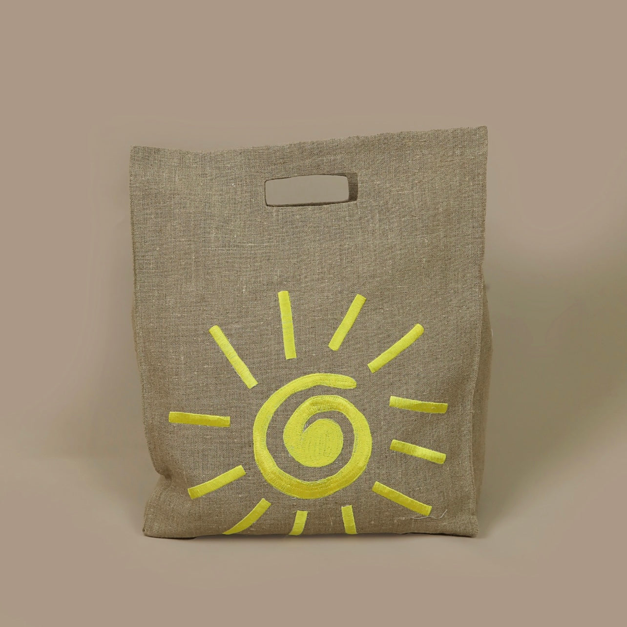 Yellow Sun Beach bag