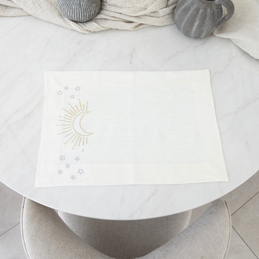 Placemat Shining Moon and Stars Set of 6