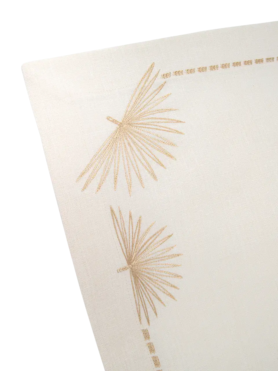 Placemat Beige 4 Fan Set of 6