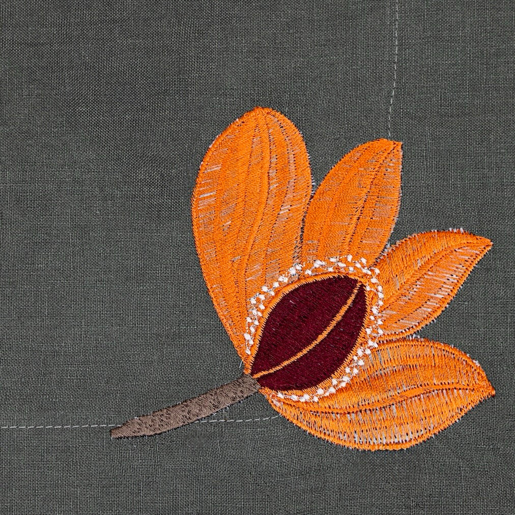 Orange Blossom Placemat & Napkin - Set of 6