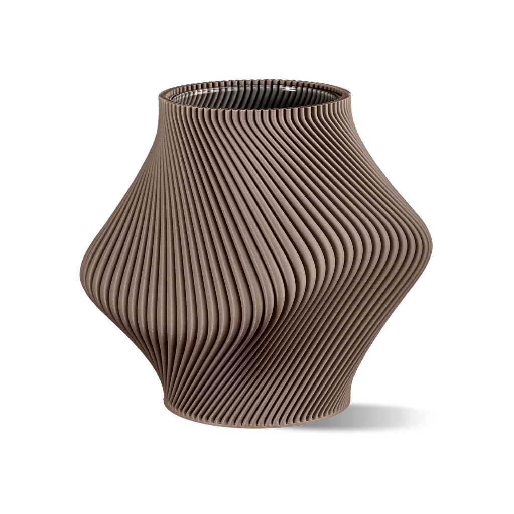 Bloz—14 Vase - Deep Taupe