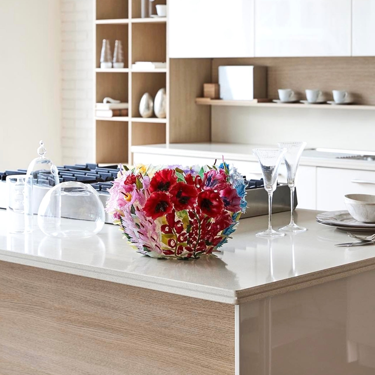 HANDMADE SILICONE VASE -BLOOMING MEADOW