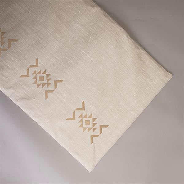 Tribal prayer Mat Beige filled in 3cm memory foam