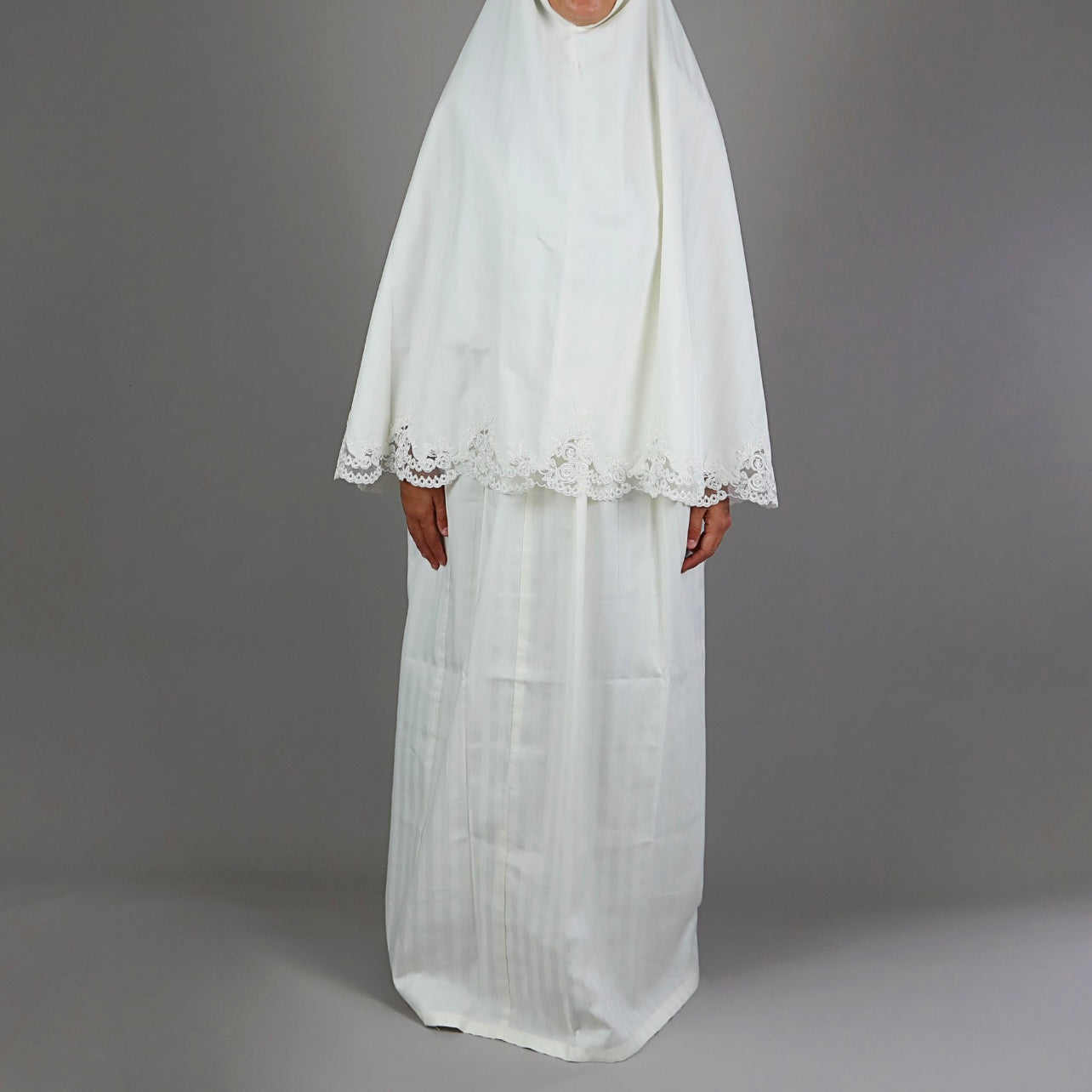 Cotton Prayer Set of 2 with dentelle