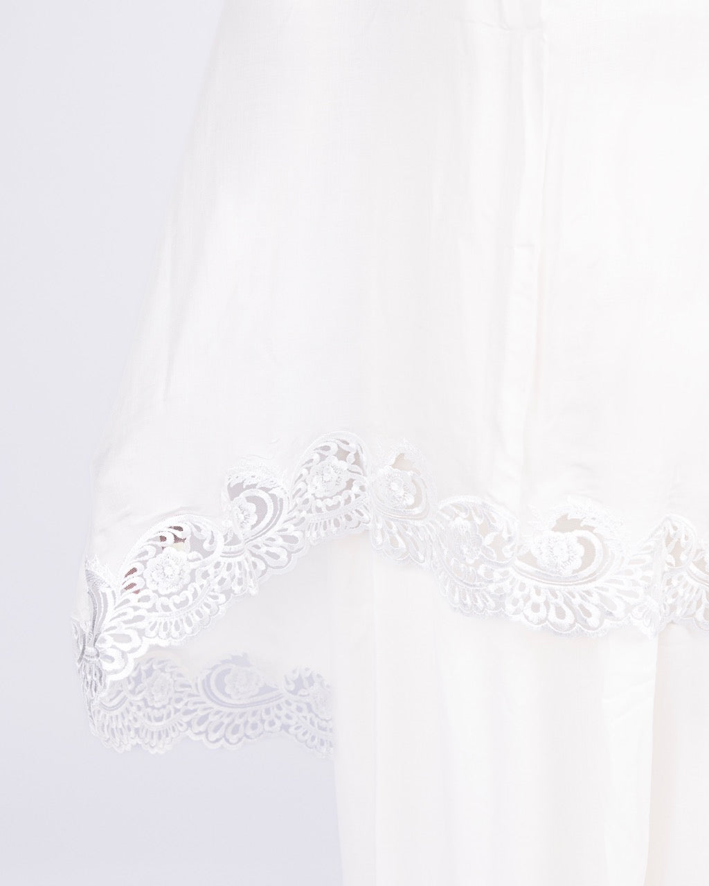 Offwhite Dentelle Silk Prayer Cloth