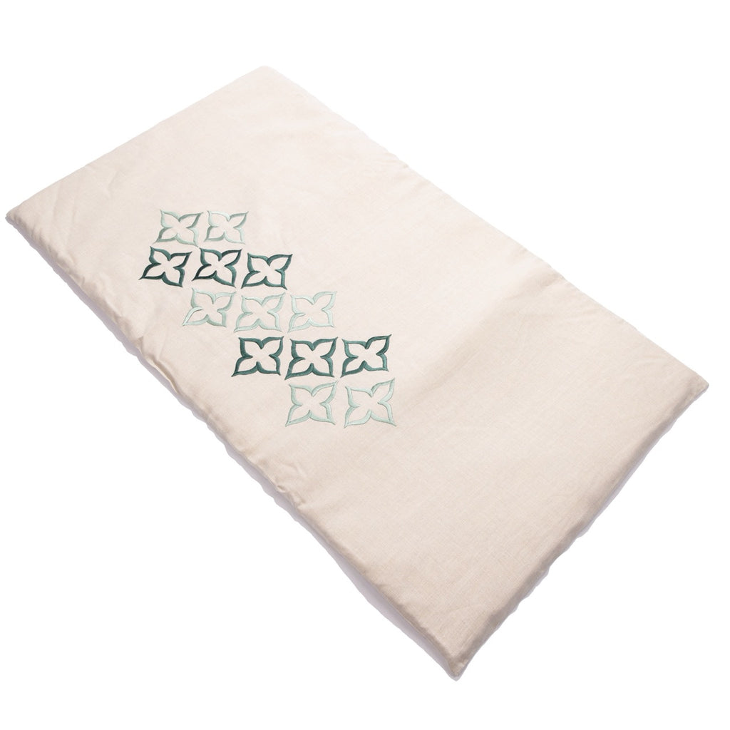 Floral Pattern light beige filled in 2cm memory foam