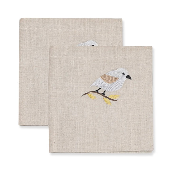 Bird on Branch Napkin - Set of 2