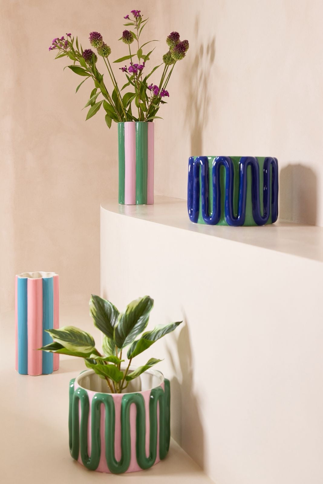 PLANT POT ESTEFANÍA - AMOR DEL COLOR (BLUE)