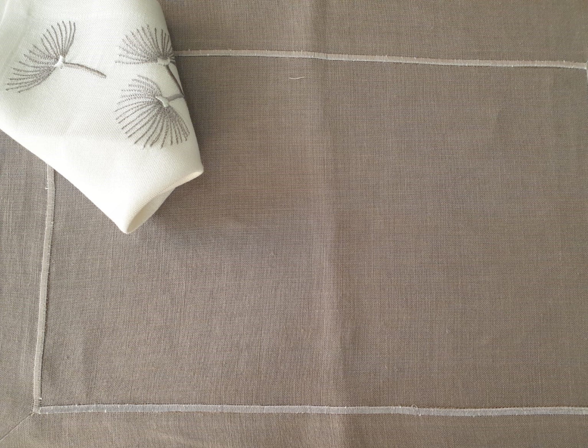 Placemat grey set of 6