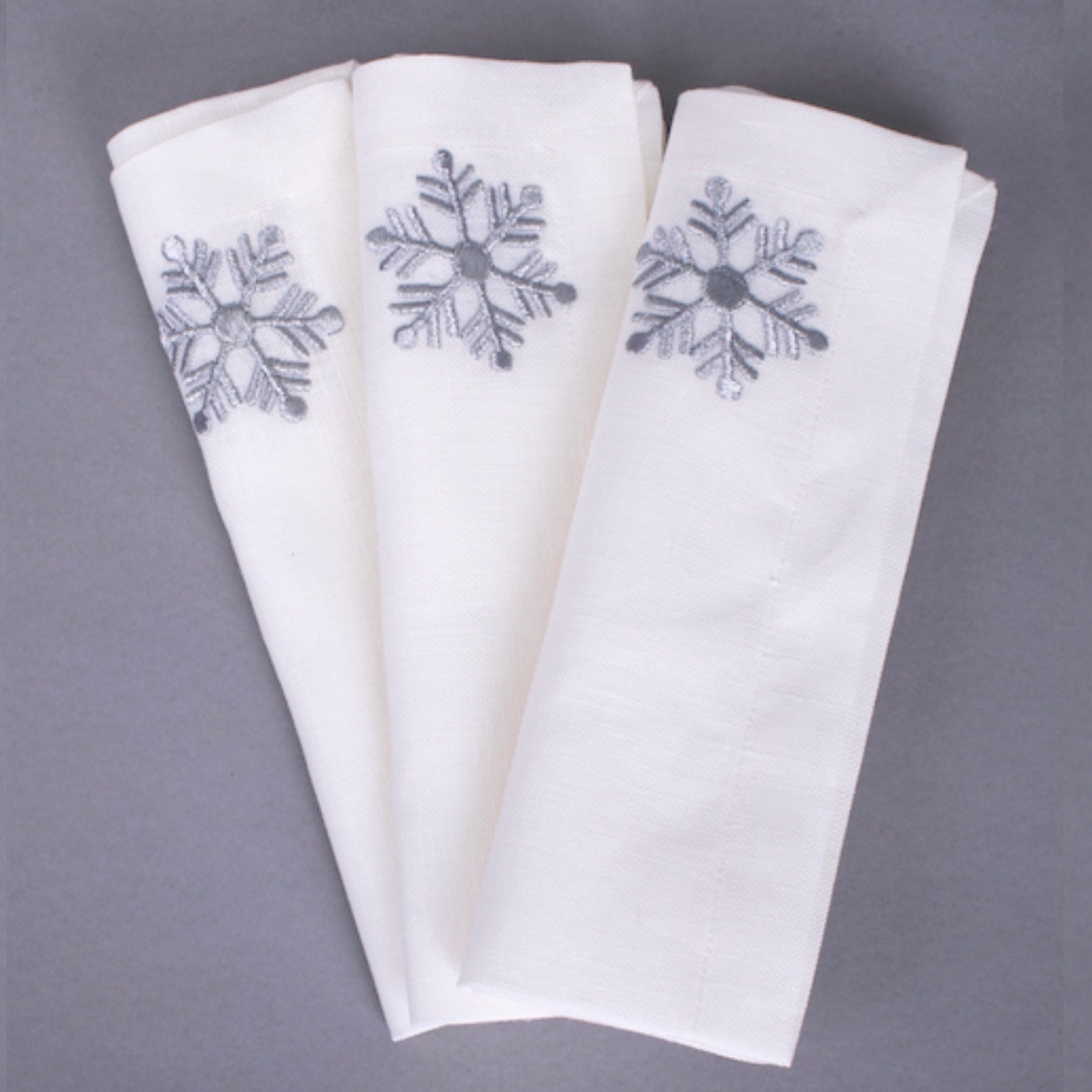 Napkins Snowflakes Set of 3